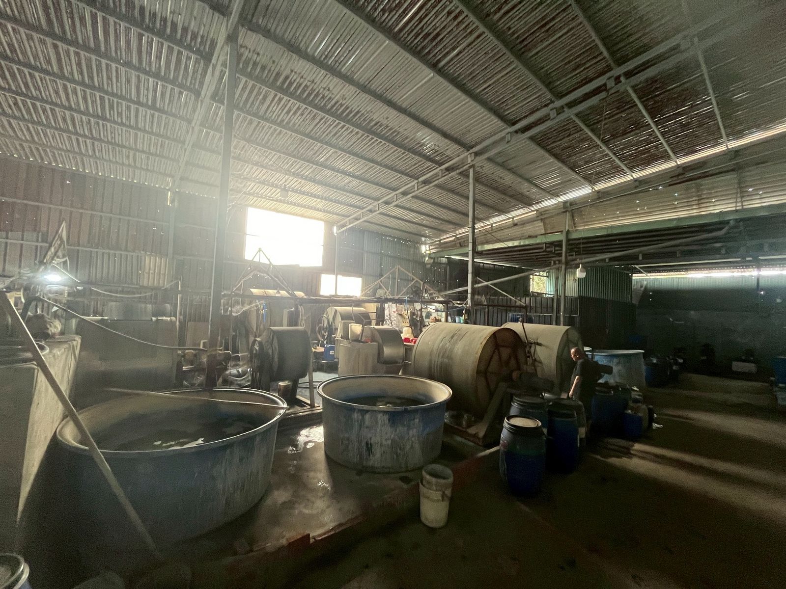 クロコダイル原皮の厳選工程