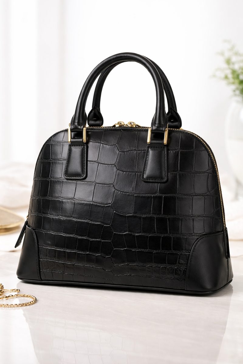 トートバック — クロコダイルレザーバッグ