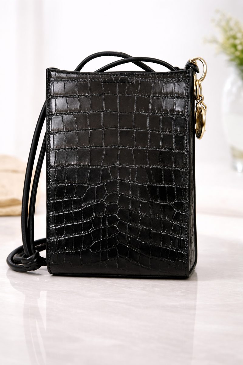 ショルダーバッグ — クロコダイルレザー
