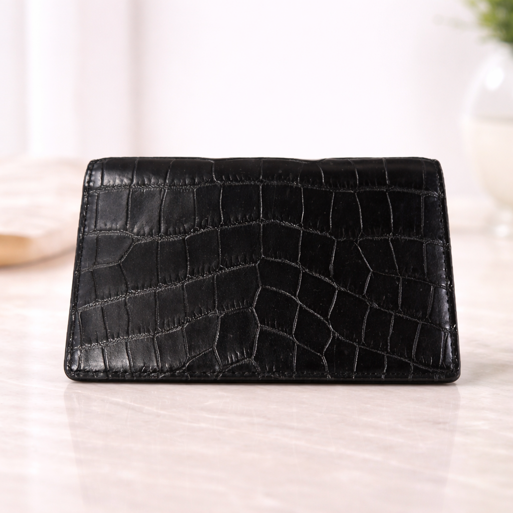 クロコダイル名刺入れ — 正面